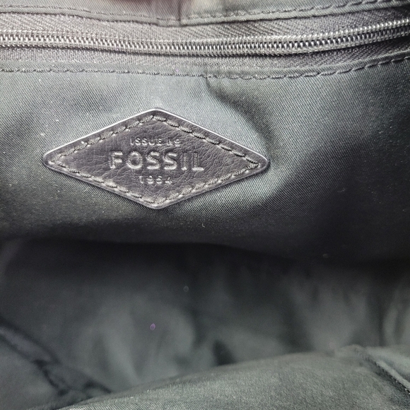 Fossil Satchel Handbag Man made material Large size $138 #5 - Picture 13 of 14